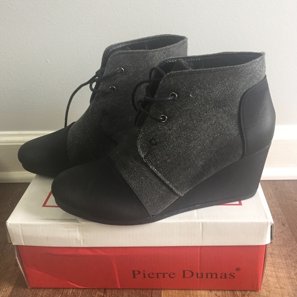 🆕Pierre Dumas Wedge Bootie “Sabrine” - Picture 2 of 6